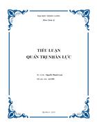 QUản trị nhân lực đào tạo và phát triển nguồn nhân lực con người Liên hệ với thực tiễn ở Việt Nam