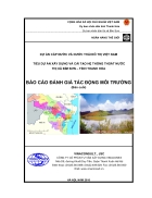 Đa nh gia ta c đô ng môi trươ ng dư a n xây dư ng va ca i ta o hê thô ng thoa t nươ c thi xa Bi m Sơn ti nh Thanh Ho a