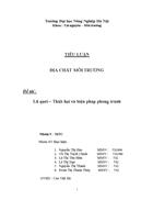 Lũ quét Thiệt hại và biện pháp phòng tránh