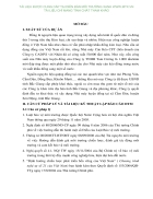 ĐTM dự án khai thác mỏ đồng Cẩm Đàn và xây dựng nhà máy luyện đồng tại xã Cẩm Đàn huyện Sơn Động Bắc Giang