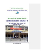 Hệ thống xử lý nước thải và rác thải y tế tại trung tâm y tế tỉnh Thái Nguyên