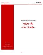 Ngành vận tải biển quốc tế và thực trạng tại việt nam