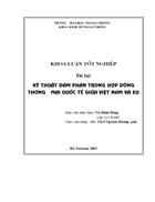 Kỹ thuật đàm phán trong hợp đồng ngoại thương giữa Việt Nam và EU