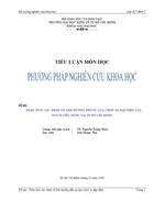 Phân tích các nhân tố ảnh hưởng đến sự lựa chọn xe đạp điện của người tiêu dùng tại thành phố Hồ Chí Minh