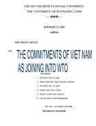 The commitment of Viet Nam as joining into WTO