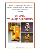 Bài giảng trắc địa