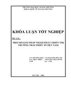 Một số giải pháp nhằm phát triển thị trường trái phiếu ở việt nam