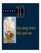 Xay dung nhom lam viec dat hieu qua cao