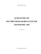 Ke hoach tong the phat trien thuong mai dien tu o viet nam giai doan 2006 201