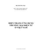 Hiện trạng ứng dụng Thương mại điện tử ở Việt Nam