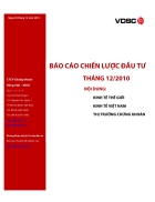 Bao cao chien luoc dau tu thang 12 2010 kinh te the gioi kinh te viet nam thi truong chung khoan