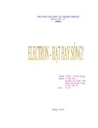 Electron hạt hay sóng