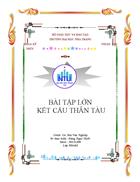 Tính toán thiết kế kết cấu thân tàu theo quy phạm TCVN 6259 2003 với tàu hàng 20000 tấn