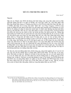 Hiệp định chung về thương mại dịch vụ GATS và Việt Nam Mở cửa thị trường dịch vụ