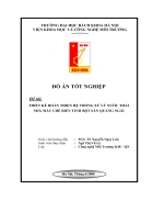 Thiết Kế Hệ Thống XLNT Nhà Máy Tinh Bột Sắn