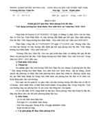 Xây dựng trường học thân thiện Học sinh tích cực