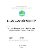 Kỹ Thuật Ương Nuôi Cá Lăng Nha Mystus Wyckioides Chaux và Fang 1949