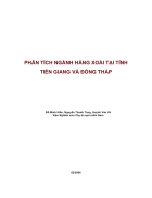 Phân tích ngành hàng xoài tại tỉnh tiền giang và đồng tháp