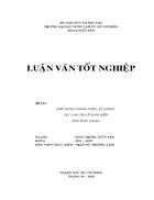 Biến động thành phần số lượng các loài tảo ở vùng biển tỉnh Bình Thuận