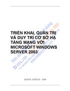 Triển khai quản trị và duy trì cơ sở hạ tầng mạng với microsoft windows server 2003