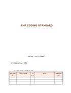 Tài liệu chuẩn code PHP