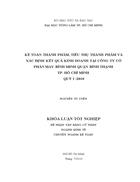 Kế toán thành phẩm tiêu thụ thành phẩm và xác định kết quả kinh doanh tại công ty cổ phần may bình minh quận bình thạnh tp Hồ chí minh quý i 2010