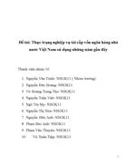 Nghiệp vụ tái cấp vốn của NHTW trong nhưng năm từ 2000 21011