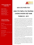 Báo cáo phân tích kinh tế vĩ mô thị trường chứng khoán việt nam tháng 03 201