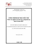 Quan hệ tác động giữa tỷ giá hối đoái usd vnd và kim ngạch xuất khẩu dầu thô của việt nam giai đoạn 1990 2005