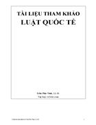 Tập hợp các văn bản về Luật quốc tế