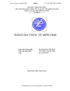 Báo cáo thực tế môn học tại Công ty TNHH TÂN THỊNH