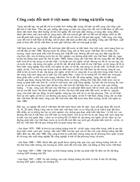 Công cuộc đổi mới ở việt nam đặc trưng và triển vọng