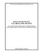 DTM Dự án xây dựng khu dân cư Bình Thắng