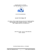 Ứng dụng công nghệ WebGIS giám sát ô nhiễm không khí cho khu công nghiệp tập trung Áp dụng thử nghiệm cho KCN Lê Minh Xuân