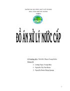 Thiết kế trạm xử lý nước cấp quận 2 TP HCM công suất 2500 m3 ngđ