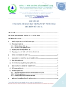 Ứng dụng hồ sinh học trong xử lý nước thải chế biến mủ cao su