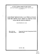 Giải pháp nhằm nâng cao tính an toàn cho hệ thống máy tính tại trung tâm giao dịch chứng khoán