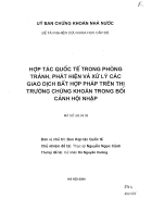 Hợp tác quốc tế trong phòng tránh phát hiện và xử lý các giao dịch bất hợp pháp trên thị trường chứng khoán trong bối cảnh hội nhập