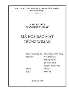 Mã hóa bảo mật trong Wimax