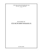 Dự án đầu tư Xây dựng kho ngoại quan