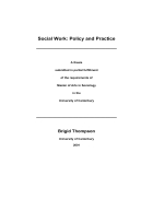 Công tác xã hội Chính sách và thực hành Social Work Policy and Practice