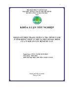 Khảo sát hiện trạng nuôi cá tra thâm canh ở tỉnh Đồng Tháp và mô tả một số đặc điểm của vi khuẩn gây bệnh gan thận mủ 131 trang