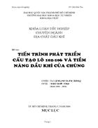 Tiến trình phát triển cấu tạo lô 102 106 và tiềm năng dầu khí của chúng