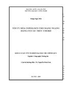 Tối ưu hóa topology cho mạng ngang hàng có cấu trúc chord