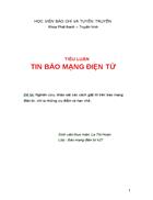 Nghiên cứu khảo sát các cách giật tít trên báo mạng điện tử chỉ ra những ưu điểm và hạn chế