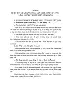 Đề cương ôn tập đường lối cách mang