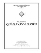 Quản lý đoàn viên viết bằng C