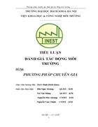 ĐTM Phương pháp chuyên gia