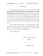 Ứng dụng mô hình Mike 11 để xác định mực nước và lưu lượng lũ thiết kế cho các tuyến sông thuộc địa bàn Thành Phố Hải Dương