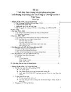 Thực trạng và giải pháp nâng cao chất lượng hoạt động của các Công ty Chứng khoán ở Việt Nam